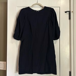 Navy thin courdory